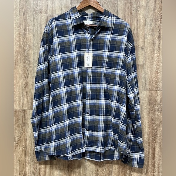 Peter Millar Other - Peter Millar Blue Plaid Button Up Mountainside